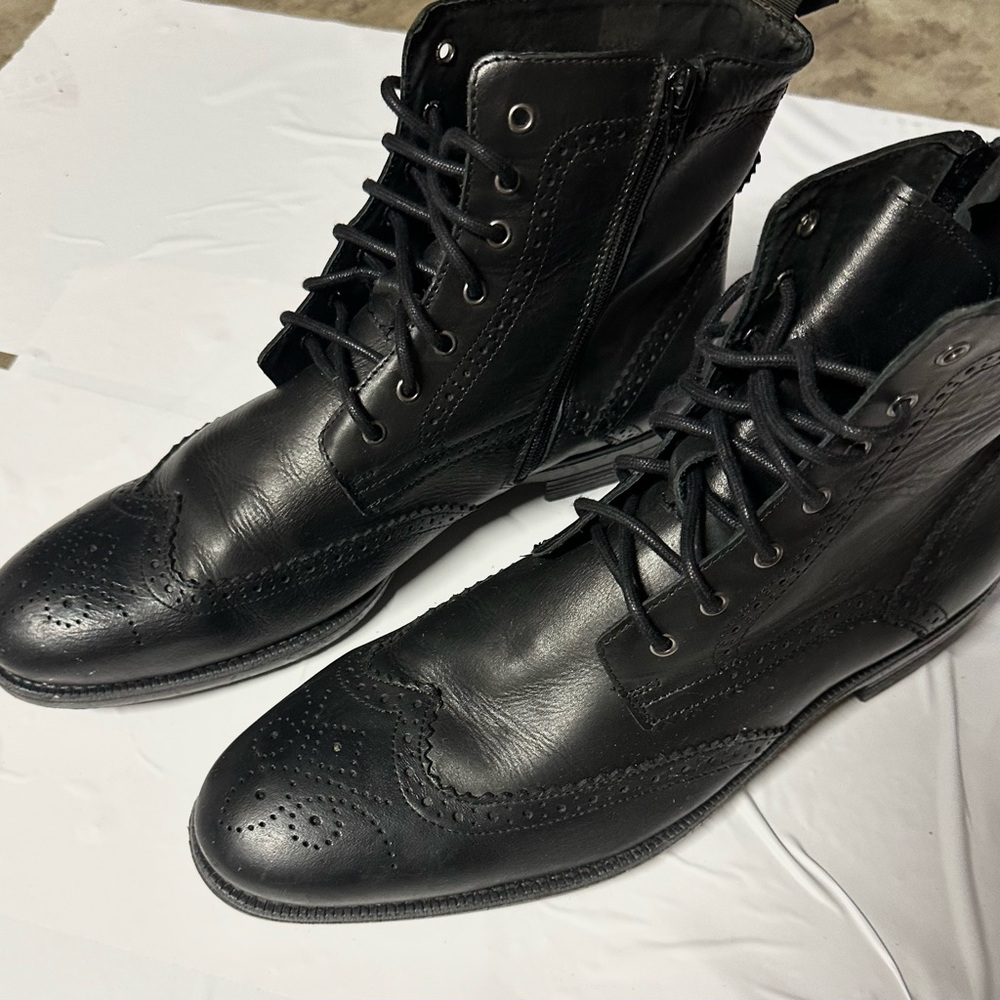 Robert Wayne Jacques Wingtip Combat Boot - image 2